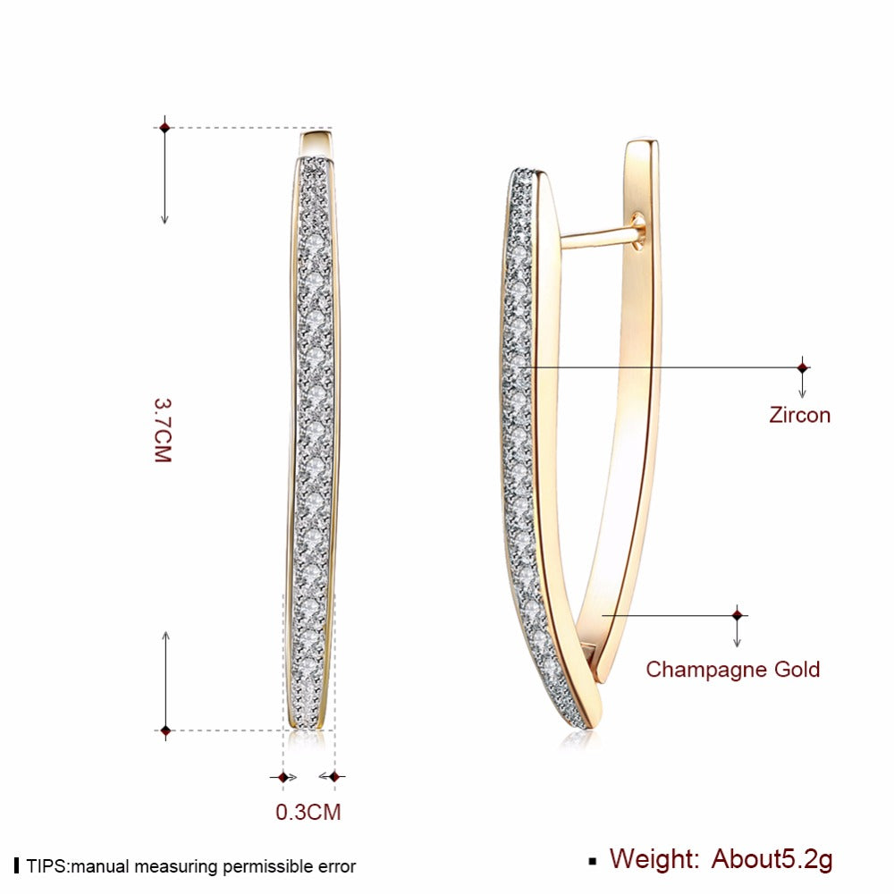 Romantic Full Zircon Ear Cuff