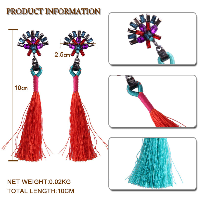 Fashion Statement Tassel Earrings