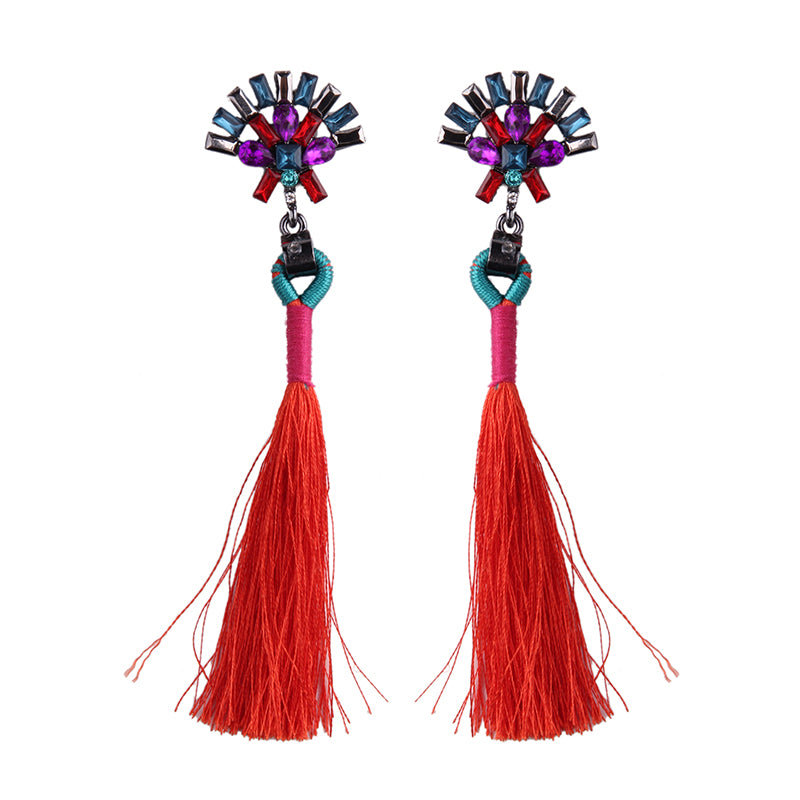 Fashion Statement Tassel Earrings