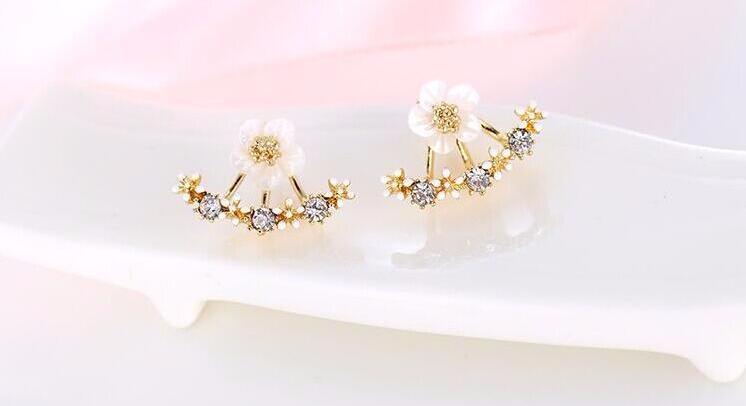 Fashion Jewelry Cute Cherry Blossoms Earrings
