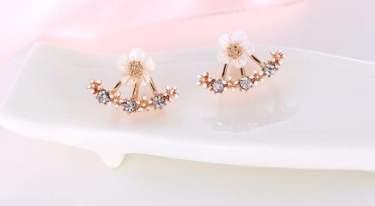 Fashion Jewelry Cute Cherry Blossoms Earrings