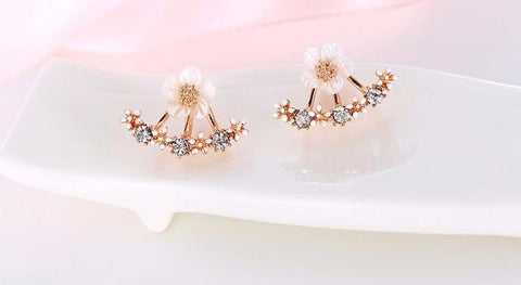 Fashion Jewelry Cute Cherry Blossoms Earrings