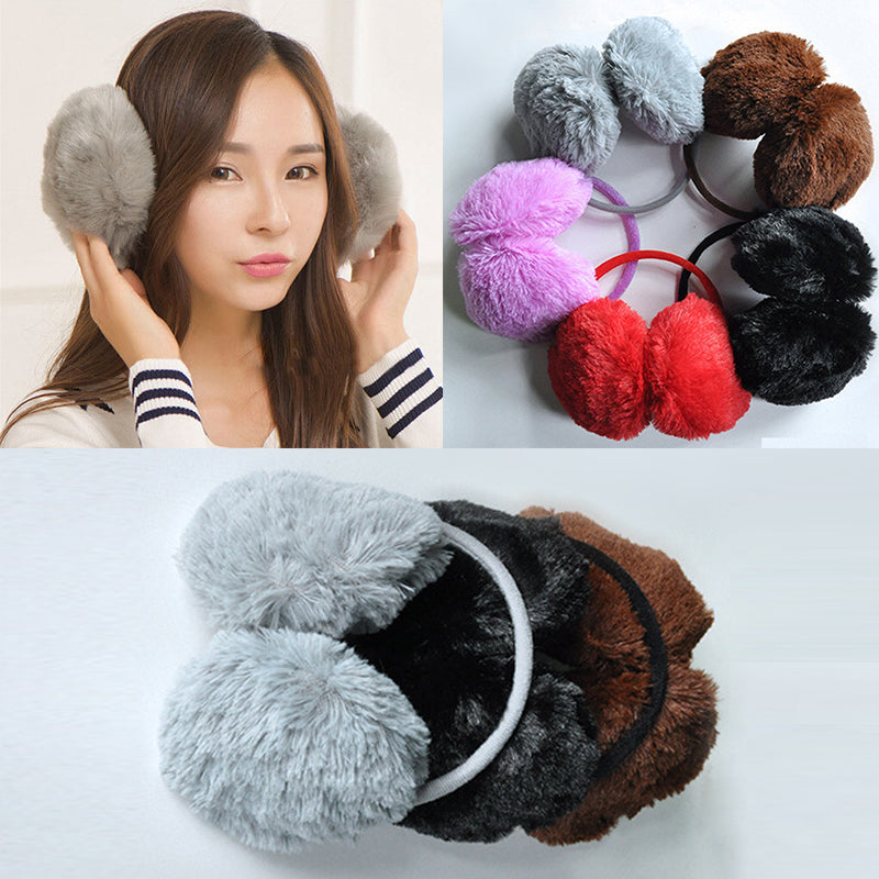 Warmer Headband Fur Earmuffs