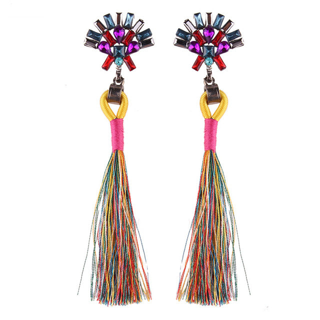 Fashion Statement Tassel Earrings