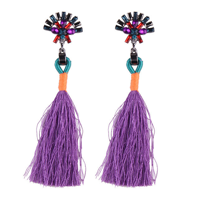 Fashion Statement Tassel Earrings