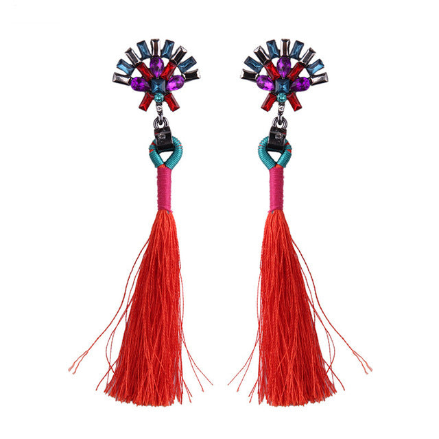 Fashion Statement Tassel Earrings