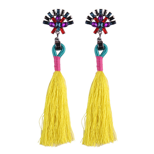Fashion Statement Tassel Earrings